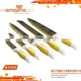 A3408 Excellent Style Super Quality Stainless Steel Kitchen Knife Set With Soft Handle thumbnail-3