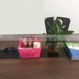 Carved Sunflower Design Square Plastic pp Basket thumbnail-4