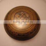 High Quality Symbolic Carved Healing Meditation Tibetan Singing Bowl thumbnail-3