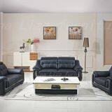 Modern Grey Leather Sofa With Living Room Sofa thumbnail-1
