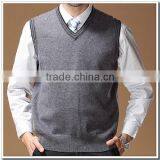 Men's hot sale cashmere Sleeveless vests