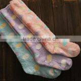 Cute Coral Knee High Socks /Custom Leg Warmer Socks/Wholesale Boot Socks thumbnail-1