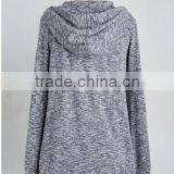 Plain Womens Zip Hoodie Fleece Sweatshirt Hoody Coat Jacket Top thumbnail-3