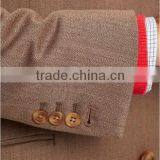 2014 Men Coat Brown Color Slim Fit thumbnail-4