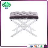 European Stylish One Seat X-Shape Leg Stool Soft Cushion Bench Piano Stool Bench thumbnail-3