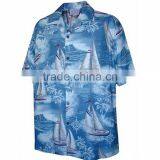 Cheap Wholesale 100% Polyester Plain Mens Hawaiian Shirts thumbnail-3