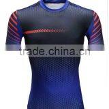 OEM Factory Slim Fit Workout Clothes Gym Wear Men Dry Fit T Shirt thumbnail-2