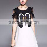 Z&M New Women Latest Fashion Dress Cartoon Dress Sheath Dress thumbnail-6