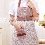 Fashionable Kitchen Waterproof and Oil Floral Sleeveless Apron Promotional Aprons Customized Advertising thumbnail-2