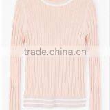 Ladies Branded Stylish Tight Thin Pullover Sweater From Shantou OEM Factory thumbnail-5