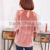 Women Big Size Garment Clothes Loose Vintage T Shirts thumbnail-3