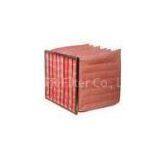 Moisture - Resistant Media Pocket Air Filter for Chemical, Textile Industry With Aluminum Alloys Fra thumbnail-1