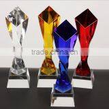 Logo Customized Personalized China Crystal Glass Souvenir Trophy thumbnail-2