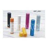 Small POM Plastic 3.5g Lip Balm Containers With Hot Stamping , Lipbalm Tubes