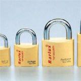 Sand Polishd Brass Padlock thumbnail-1