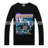 Rock men long sleeve shirts,t-shirt screen printing