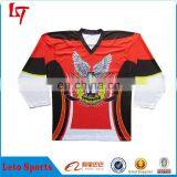 High Quality Eagle Ice Hockey Jersey for Player/ Custom Design Ice Hockey Team Uniforms thumbnail-1