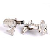 Sliver Plating Carp Fish Fashion Brand Design Shirt Cufflinks thumbnail-2