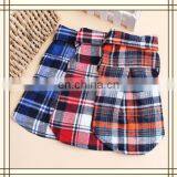 Pet Fashion Plaid Pet Dog Clothes Shirt thumbnail-2