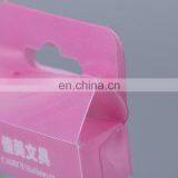 Factory Direct Selling Environmental Protection PP Plastic Packing Box, PVC Color Printing Box, Stationery Packing Box With Hang thumbnail-2