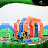 Colorful Commercial Inflatable Wide Tube Race Star and Finish Line Gate Arch for Event thumbnail-4