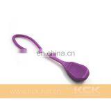 Purple Zipper Sliders, TPU Attach directly to zipper slider