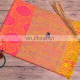 Fashion Paisley 100% Cotton Jacquard Minority Style Women Shawl Scarf thumbnail-6