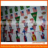 Custom World Cup Advertising Bunting Flag