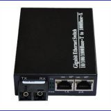 Dual fiber 2 10/100/1000M Ethernet Fiber Media Converter