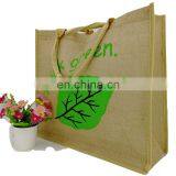 Jute Material and Gift Bag Use Double Bottler Jute Bag With Cane Handles thumbnail-2