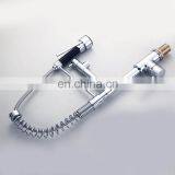 Stainless Steel Single Handle Pull Out Kitchen Sink Faucet thumbnail-3