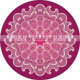 Top Quality Eco Friendly Round Suede Natural Rubber Yoga Mat thumbnail-3