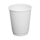 custom printed disposable double wall paper coffee cup