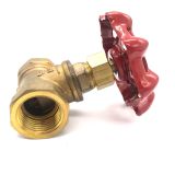 Steam Stop Valve Small Fluid Resistance Finishes Gold / Antique Bronze