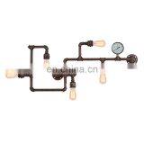 Ретро-декоративное художественное украшение. Водопроводная труба, эдисонский железный настенный светильник thumbnail-2