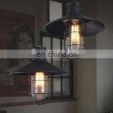 Gloss Lamp Shade Black Economical Custom Design Retro Vintage Pendant Light thumbnail-3
