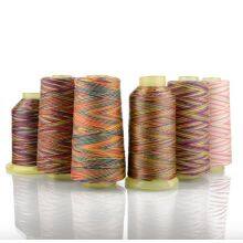 Multi Color Polyester Rainbow Sewing Thread Embroidery Machine Threads thumbnail-2