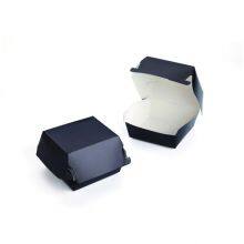 Disposable Black Burger Card Food Box 130 x 130 x 63mm thumbnail-2