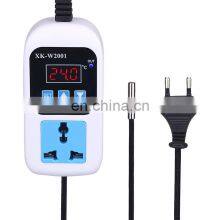 AC 110-220V Digital Thermostat Regulator Heating and Cooling Mode Temperature Controller With Socket + NTC 10K Sensor