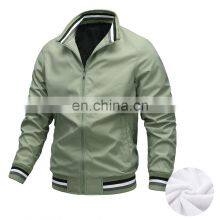 New Casual Jacket Men's Spring And Fall Sport Solid Color Coat Men's Fashion Casual Simple Jackets thumbnail-5