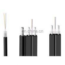 FTTH Indoor Outdoor 1 2 Core FTTH Single Mode Drop Cable G657A1 Fiber Optic Cable