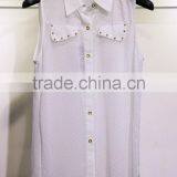 new arrival embellished bead ladies blouse