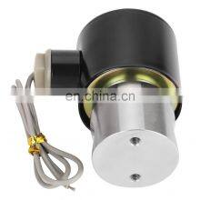 COVNA 2 Way 12V DC Normally Closed High Pressure Water Air Stainless Steel Solenoid Valve thumbnail-5