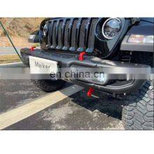 Offroad 10th Anniversary Front Bumper for Jeep Wrangler JL 2018+ Bumper Without Radar Hole for Jeep Maiker thumbnail-2