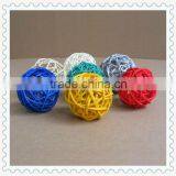 Colorful Natural Rattan Ball Decorative Light thumbnail-1