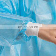 40Gsm PP PE Waterproof Disposable Non Woven Isolation Gown thumbnail-4