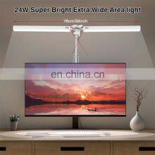 LED Double Head Desk Lamp Double Swing-arm Table Lamps for Monitor Studio Reading 180 Degree /135 Degree Adjustable With Arms thumbnail-2