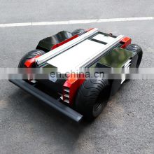 Off road automatic electric vehicle rubber wheeled chassis undercarriage