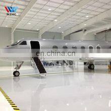 Light Weight Prefabricated Steel Structure Storage Fabric Air Plane Hangar Garage Aviation Hangar for Sport thumbnail-4