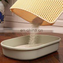 Customized Beige Non Slip Pet Colorful OEM Christmas Small Side Walls Waterproof Cat Litter Trapping Mat thumbnail-5